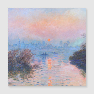 Sunset on Seine Claude Monet