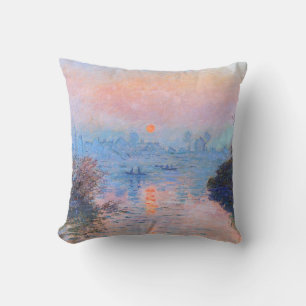 Sunset on Seine Claude Monet Kudde