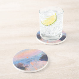 Sunset on Seine Claude Monet Underlägg