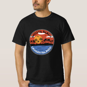 Sunset on Spotts Beach Cayman Islands T Shirt