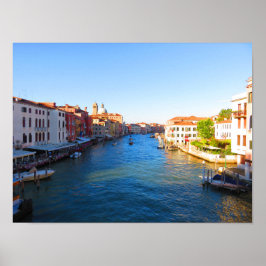 Sunset on the Grand Canal - Venice Poster