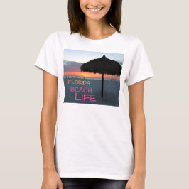 Sunset on White Sand Florida Beach T Shirt