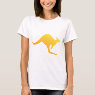Sunset Orange Australian Kangaroo Hopping Tröja