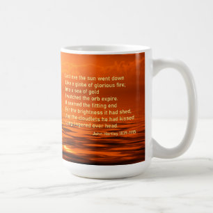 Sunset Orange Golden Himmel of Guld inspiration Kaffemugg