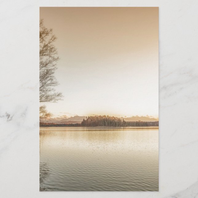 Sunset Ostersee Brevpapper (Framsida)