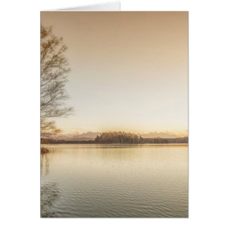 Sunset Ostersee Hälsningskort