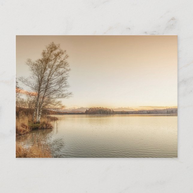 Sunset Ostersee Vykort (Framsida)