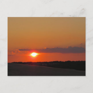 Sunset Outer Banker Vykort