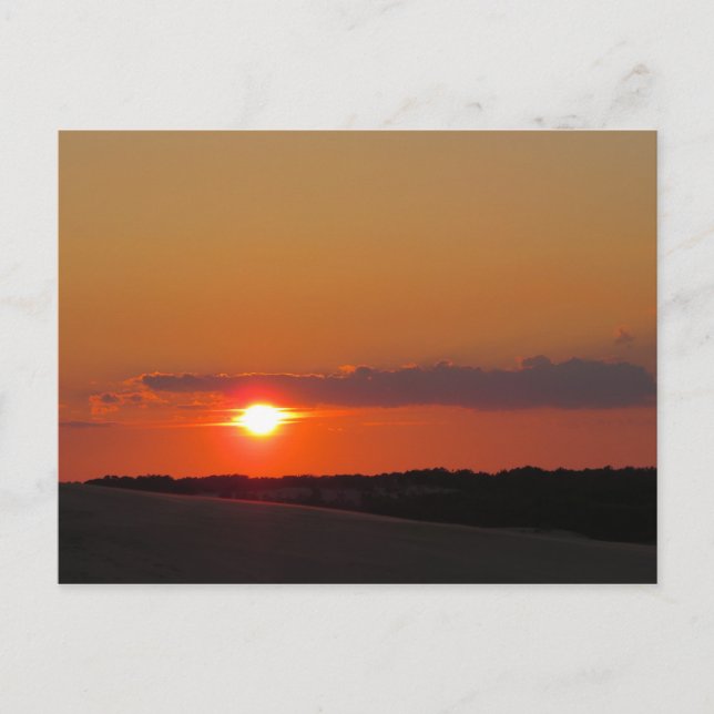 Sunset Outer Banker Vykort (Framsida)