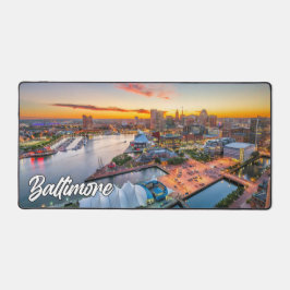 Sunset Over Baltimore, Maryland, Förenade Stater