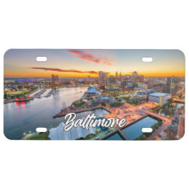 Sunset Over Baltimore, Maryland, USA