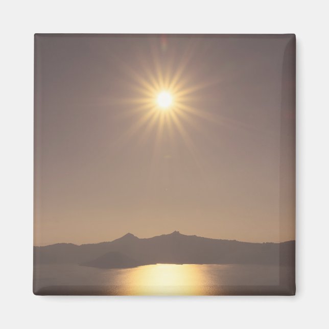 Sunset over Crater Lake Magnet (Framsidan)