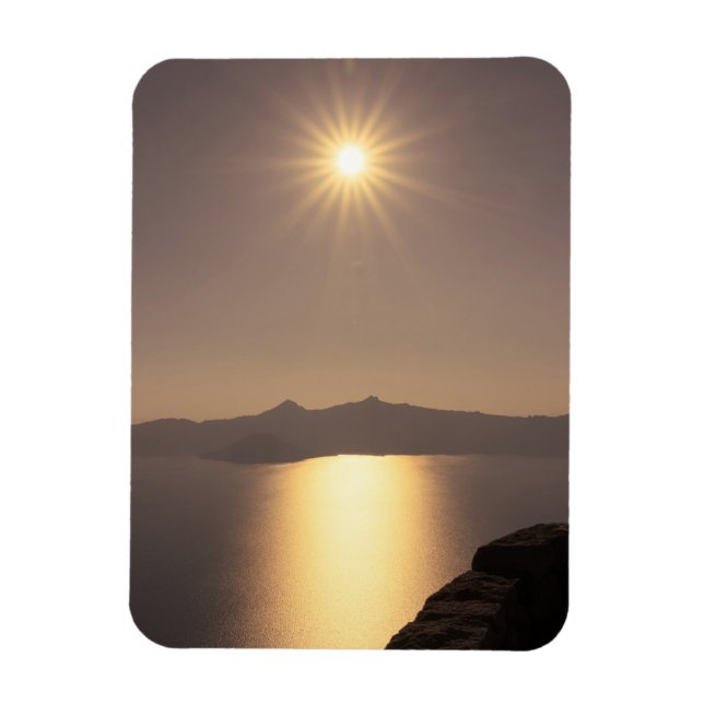 Sunset over Crater Lake Magnet (Vertikal)