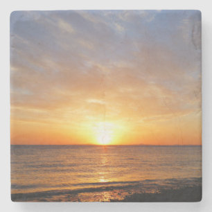 SUNSET ÖVER HAVET STENUNDERLÄGG