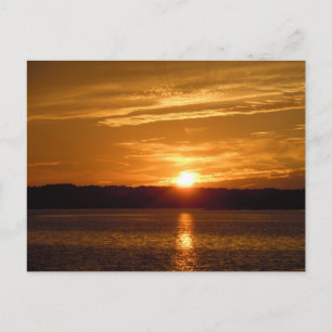 Sunset over Hilton Vykort