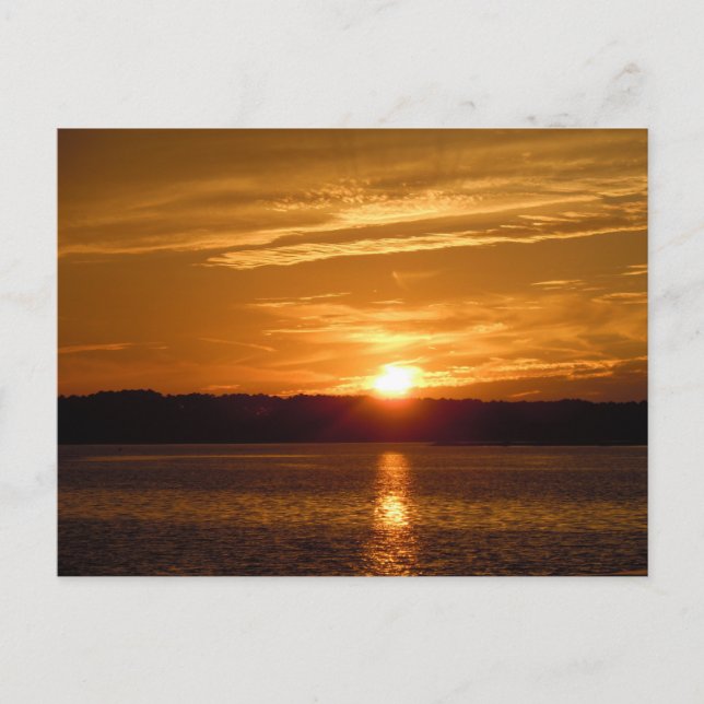 Sunset over Hilton Vykort (Framsida)