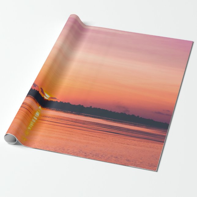 SUNSET ÖVER HORIZON PRESENTPAPPER (Utrullad)