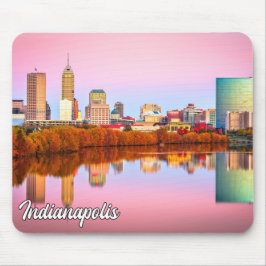Sunset Over Indianapolis, Indiana, United Stater Musmatta