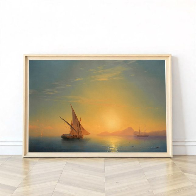 Sunset Over Ischia, Aivazovsky Poster (Skapare uppladdad)