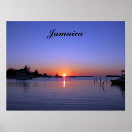 SUNSET ÖVER JAMAICA POSTER