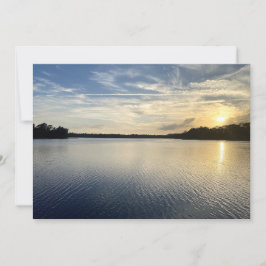 Sunset Over Wildcat Sjö Anteckningskort
