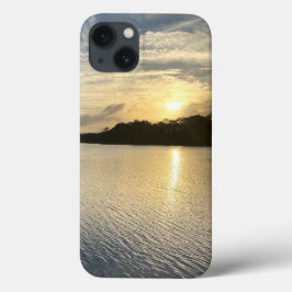 Sunset over Wildcat Sjö iphone case