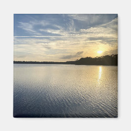 Sunset Over Wildcat Sjö Magnet