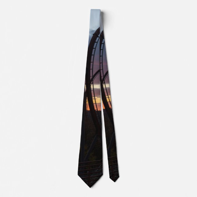 Sunset Över Wildfire Neck Tie Slips (Framsida)