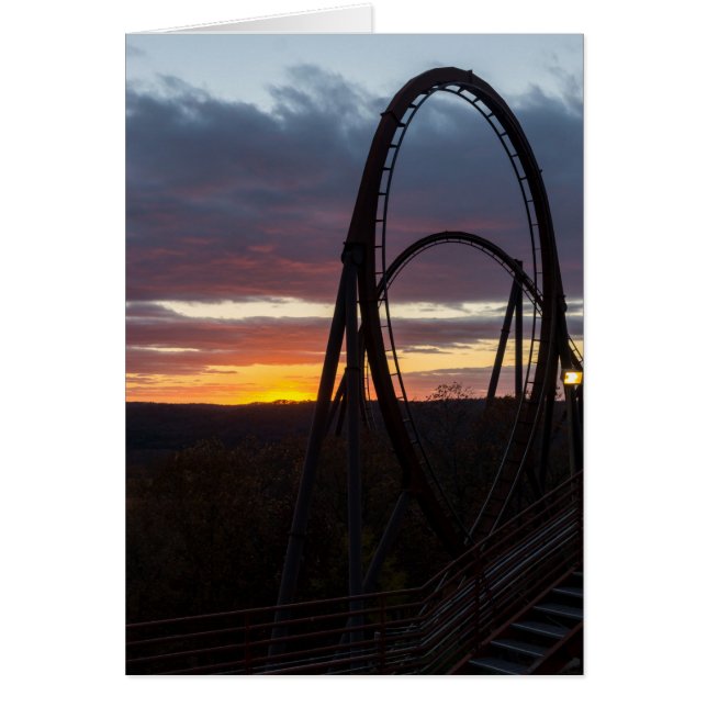 Sunset Over Wildfire OBS Kort (Framsidan)