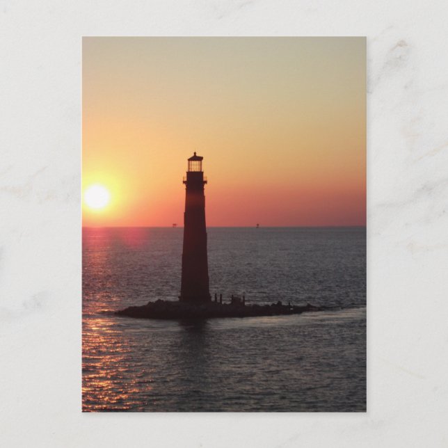 Sunset på Daughin Island Vykort (Framsida)