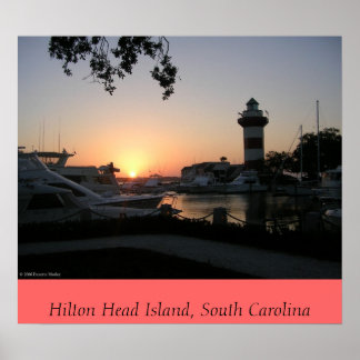 Sunset på Hilton Head Island Poster