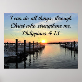 SUNSET PÅ PHILIPPIANERNA I SJÖ 4:13 POSTER