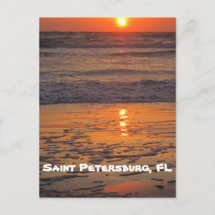 Sunset på Saint Pete Beach Vykort