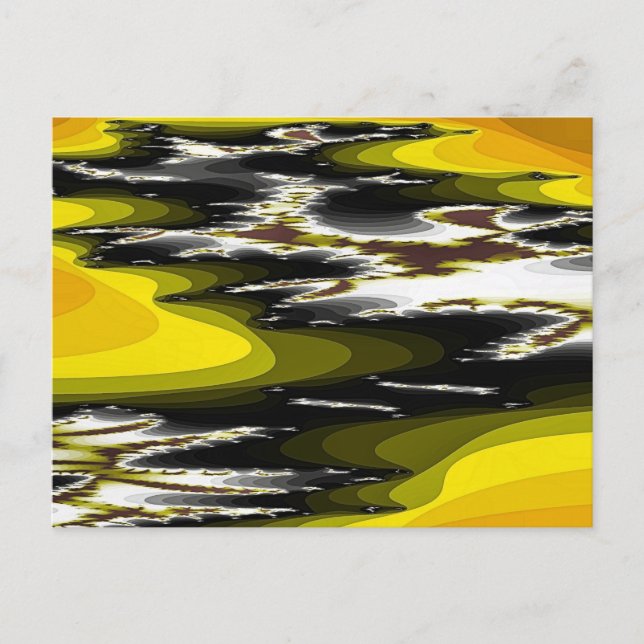 SUNSET PÅ VATTEN VYKORT (Framsida)