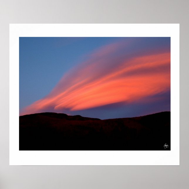 Sunset Paints Stinson Mountain Poster (Framsidan)