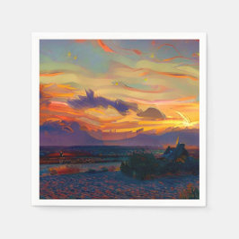 SUNSET PAPPERSSERVETT