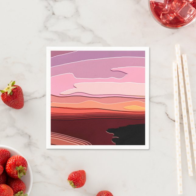 SUNSET PAPPERSSERVETT (Insitu)