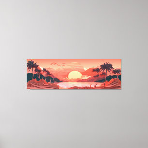 Sunset Paradise Canvastryck
