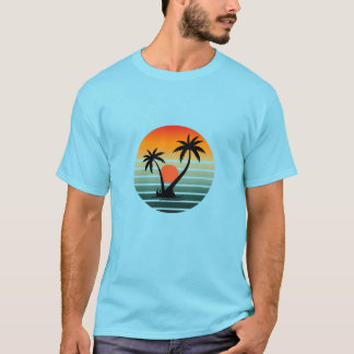 Sunset Paradise - Tropical Beach Vibes T Shirt