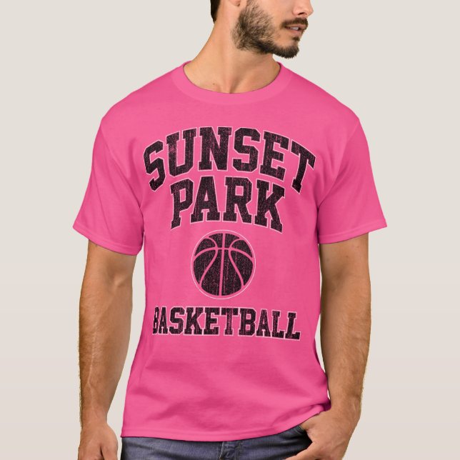 Sunset Park High School Basketball T Shirt (Framsida)