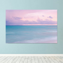 Sunset Photo Home Decor med Beach Vågar Canvastryck