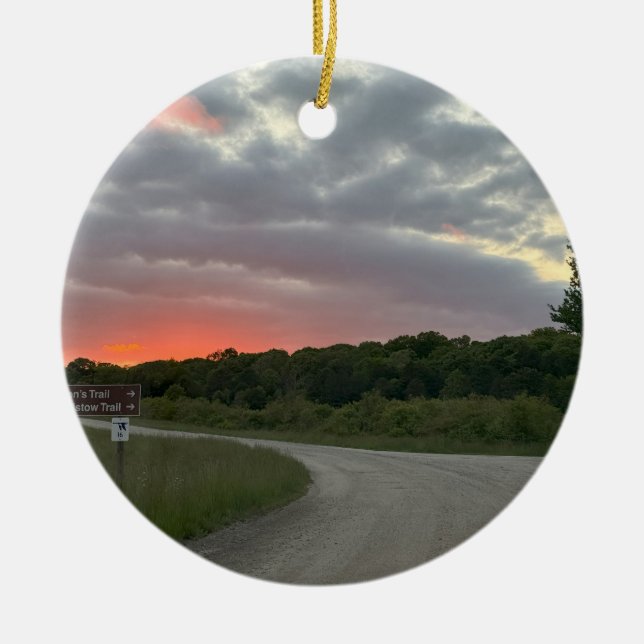 Sunset Photo Ornament (Framsidan)