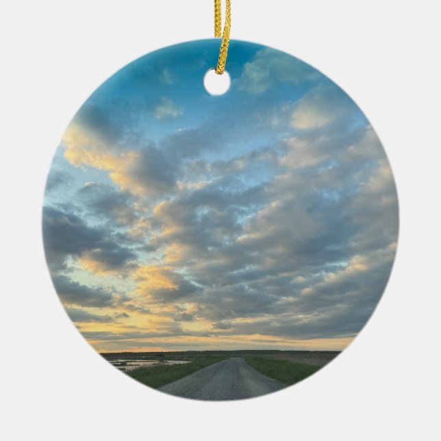 Sunset Photo Ornament (Framsidan)