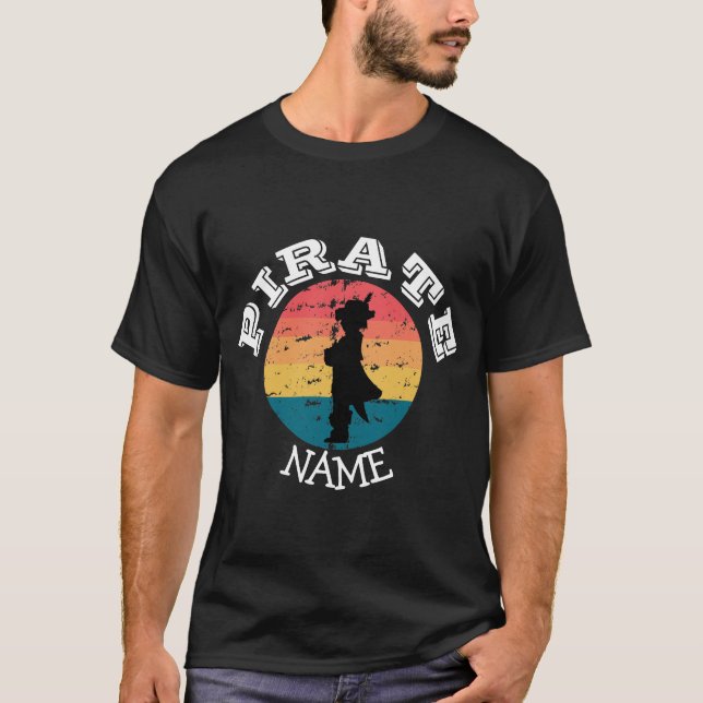 Sunset Pirat Boy Party T-Shirt (Framsida)