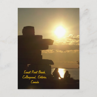 Sunset Point Beach, Collingwood, Onta.. Vykort