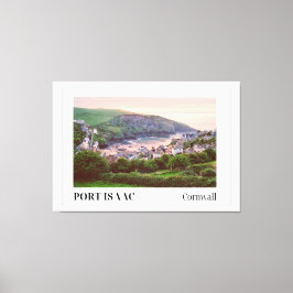 Sunset, Port Isaac, Cornwlal Canvastryck