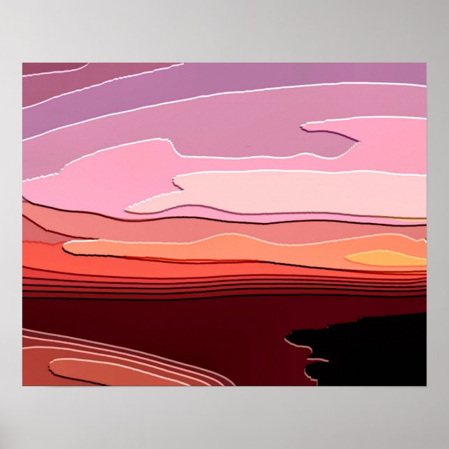 SUNSET POSTER (Framsidan)