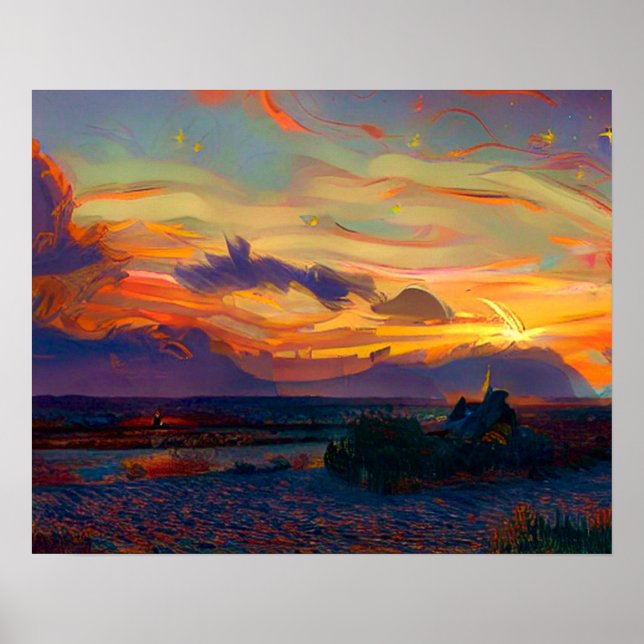 SUNSET POSTER (Framsidan)