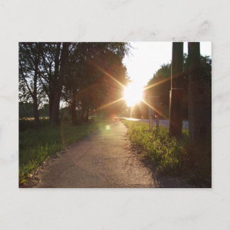 Sunset-promenad i Ungern Vykort