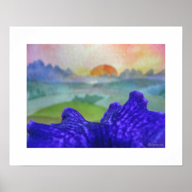 Sunset Rainbow Bilder Poster (Framsidan)